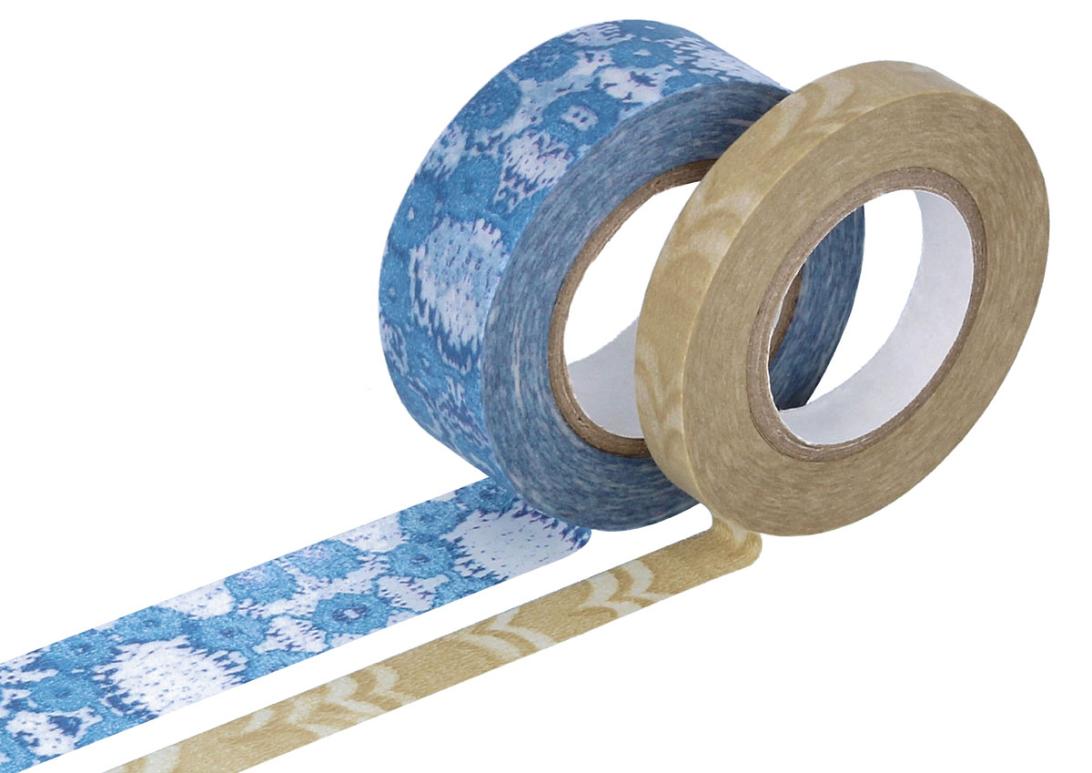 CL29141-01 Set 2 cintas adhesivas masking tape washi surtido disenos y medidas A Classiky s