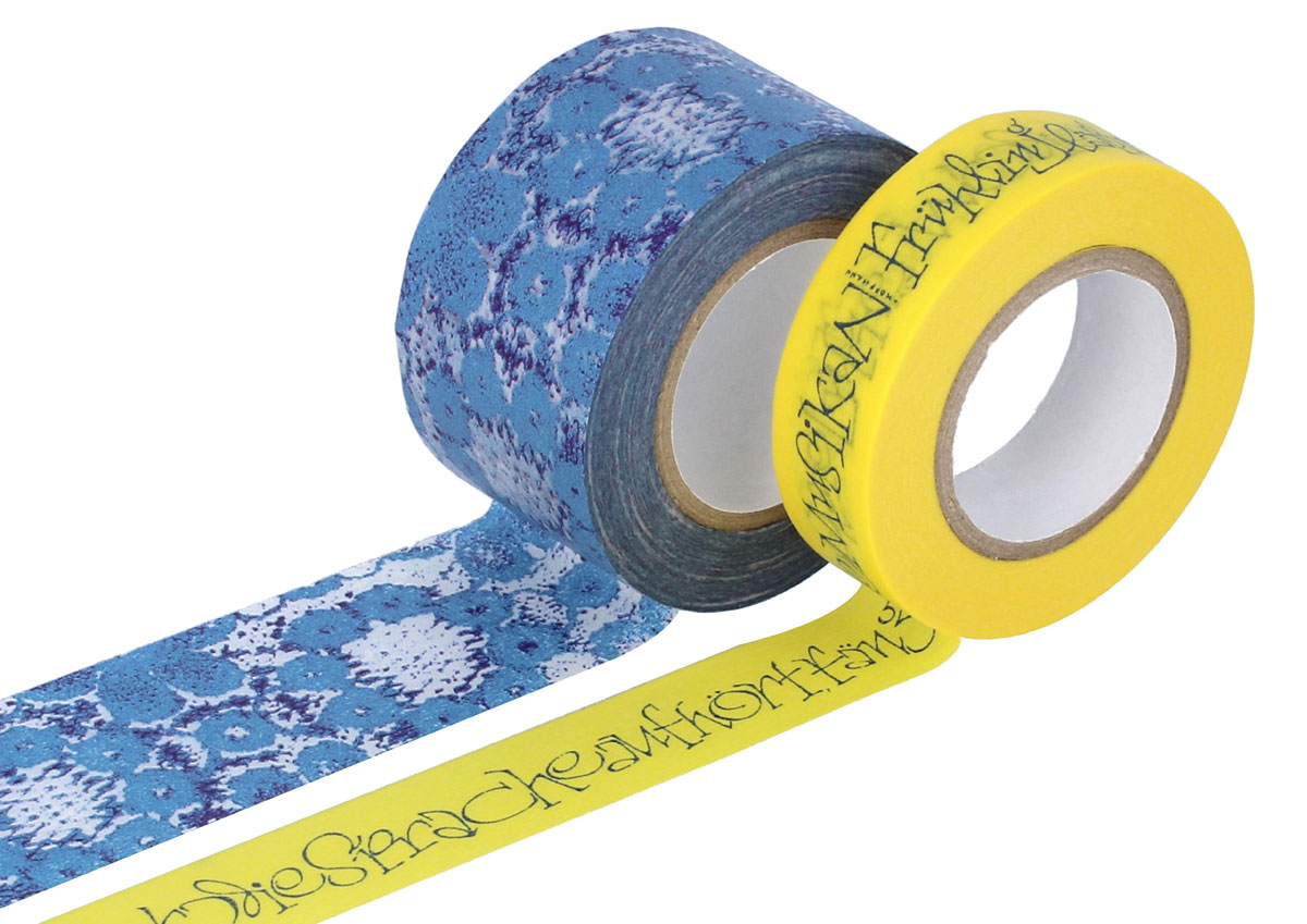 CL29141-04 Set 2 rubans adhesifs masking tape washi designs et mesures assorties A Classiky s