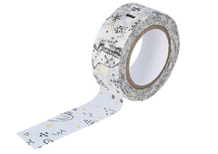 CL29926-07 Ruban adhesif masking tape washi starlit sky noir Classiky s - Article