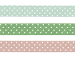 CL45026-02 Set 3 cintas adhesivas masking tape washi puntitos colores surtidos Classiky s - Ítem2