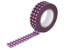 CL45028-02 Ruban adhesif masking tape washi carres pourpre Classiky s - Article