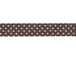 CL45028-05 Cinta adhesiva masking tape washi puntitos marron oscuro Classiky s - Ítem2