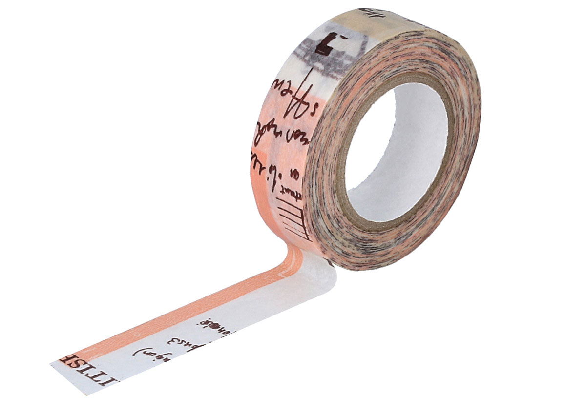 CL45203-02 Cinta adhesiva masking tape washi graffiti A rosa Classiky s