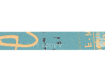 CL45203-04 Cinta adhesiva masking tape washi graffiti B azul Classiky s - Ítem2