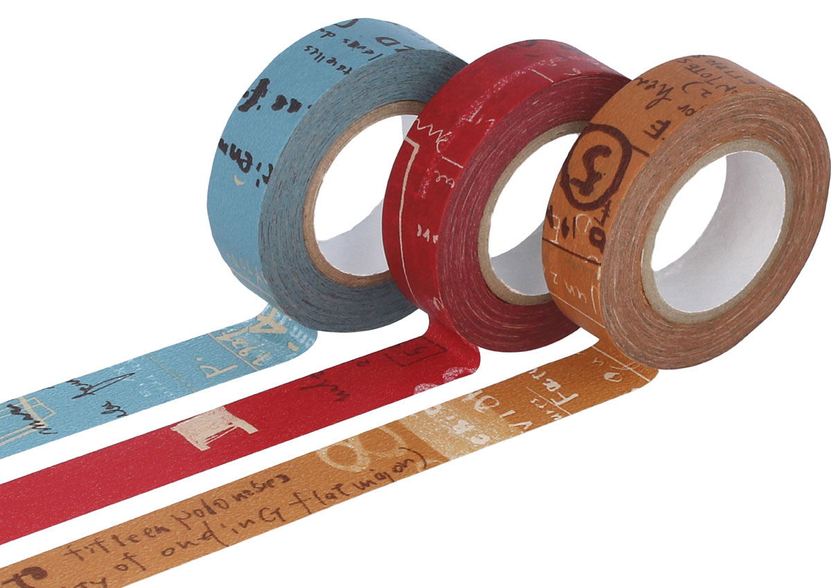 CL45204-02 Set 3 cintas adhesivas masking tape washi graffiti B colores surtidos Classiky s