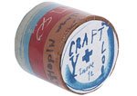 CL45204-02 Set 3 rubans adhesifs masking tape washi graffiti B couleurs assorties Classiky s - Article1