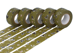 CL45321-06 Set 5 rubans adhesifs masking tape washi girls Yomogi vert Classiky s - Article