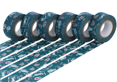 CL45321-16 Set 6 cintas adhesivas masking tape washi cats Nando azul Classiky s - Ítem