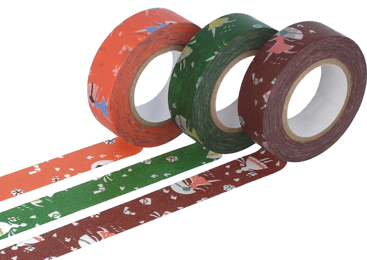 CL45322-03 Set 3 cintas adhesivas masking tape washi love letter colores surtidos Classiky s