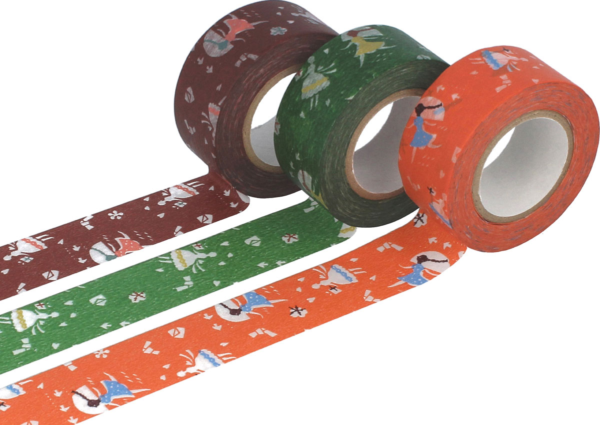 CL45322-04 Set 3 cintas adhesivas masking tape washi love letter colores surtidos Classiky s