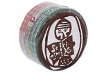 CL45322-07 Set 3 cintas adhesivas masking tape washi textile colores surtidos Classiky s - Ítem1
