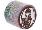 CL45322-08 Set 3 rubans adhesifs masking tape washi textile couleurs assorties Classiky s - Article1