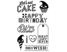 CL704 RSVP- SWEET WISHES -STAMP- Hero arts - Article