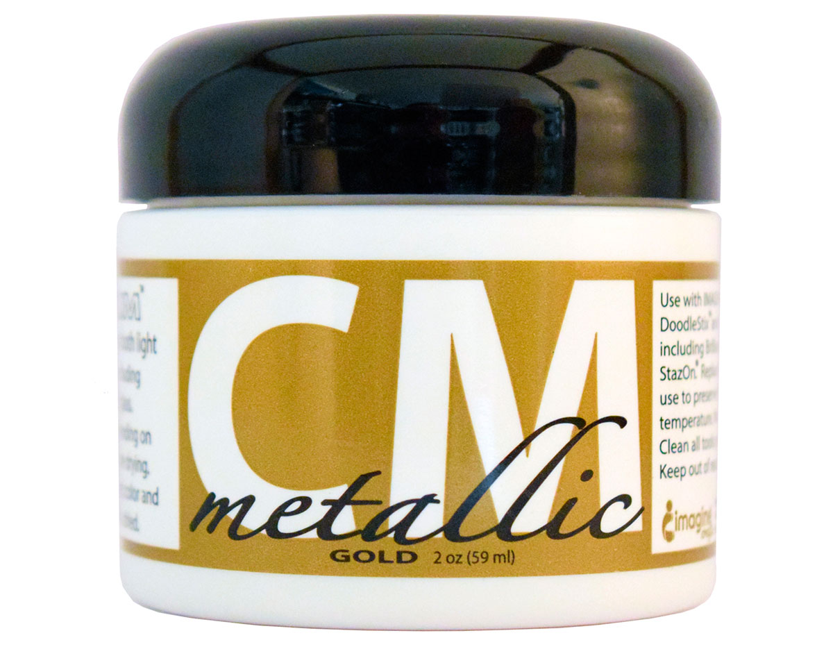 CM-MET-091 Pintura 3D metalica oro Creative Medium