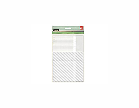 CPT-4261 CAPTURE - CLEAR ADHESIVE POCKETS Basic Grey