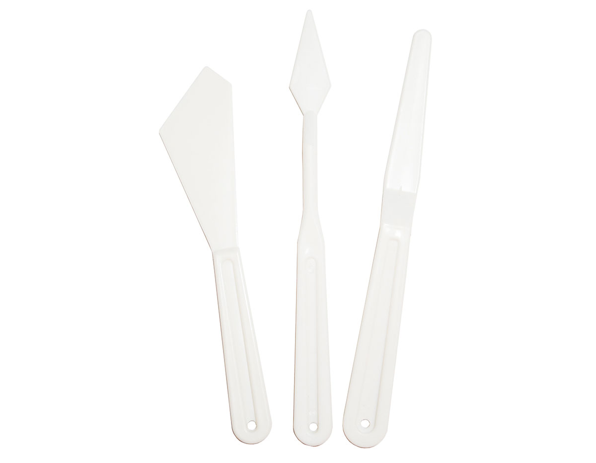 CT-PAL-003 Set 3 espatulas surtidas para pastas y pinturas Imagine Crafts