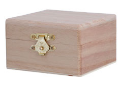 D9102 Caja madera de balsa macizo cuadrada Innspiro - Ítem