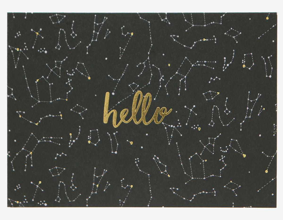 DAC70 Carte postale message Constellation Dailylike