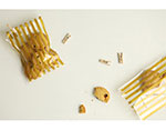DCBS02 Enveloppes plastique transparentes gold stripe Dailylike - Article2