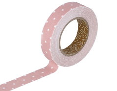 DFTS32 Cinta adhesiva algodon pink dot Dailylike - Ítem