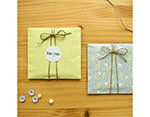 DGB06 Set 6 enveloppes imprimees assorties avec etiquettes Vol 2 winterforest Dailylike - Article2