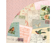 DHT-5045 Papel doble cara DEAR HEART Dearest Basic Grey - Ítem