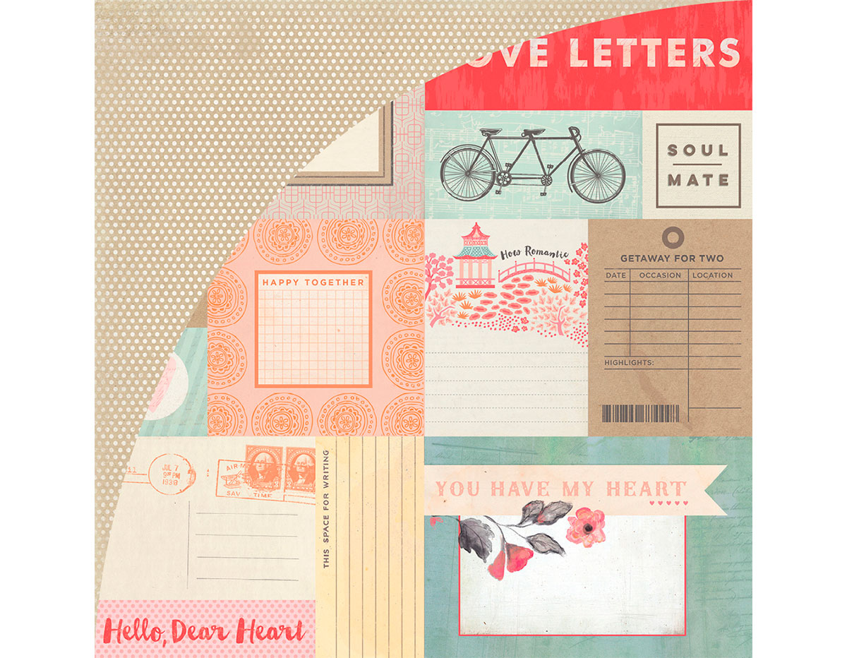 DHT-5058 Tarjetas anotaciones diarias DEAR HEART Basic Grey