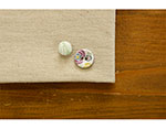 DLB39 Set 10 boutons coton wildflower Dailylike - Article2