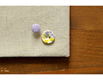 DLB41 Set 10 boutons coton wildflower Dailylike - Article2