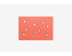 DLC06 Tarjeta album penguin Dailylike - Ítem