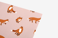 DLFS77 Feuille adhesive coton winter fox Dailylike - Article