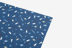 DLFS78 Feuille adhesive coton universe Dailylike - Article