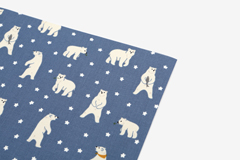 DLFS81 Feuille adhesive coton friendly bear Dailylike - Article