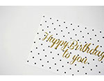 DMC01 Carte de voeux message Happy birthday to you Dailylike - Article3