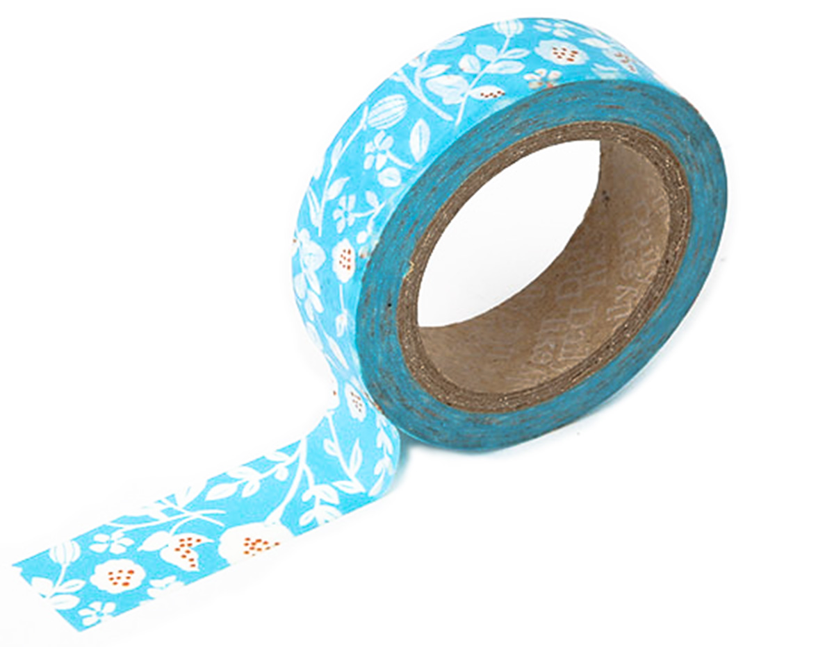 DMT1S03 Cinta adhesiva masking tape washi beach flower Dailylike