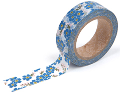 DMT1S29 Cinta adhesiva masking tape washi forget-me-not Dailylike - Ítem