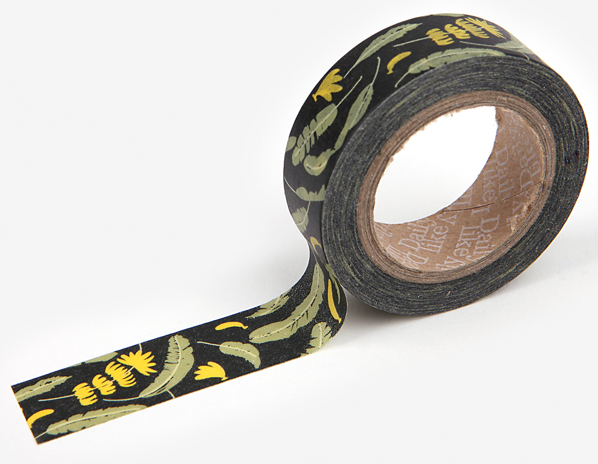 DMT1S36 Cinta adhesiva masking tape washi banana tree Dailylike