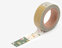 DMT1S70 Cinta adhesiva masking tape washi camping map Dailylike - Ítem