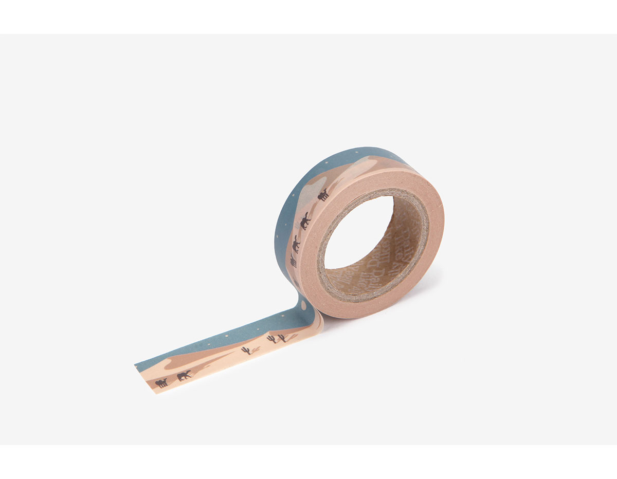 DMT1S86 Cinta adhesiva masking tape washi desert Dailylike