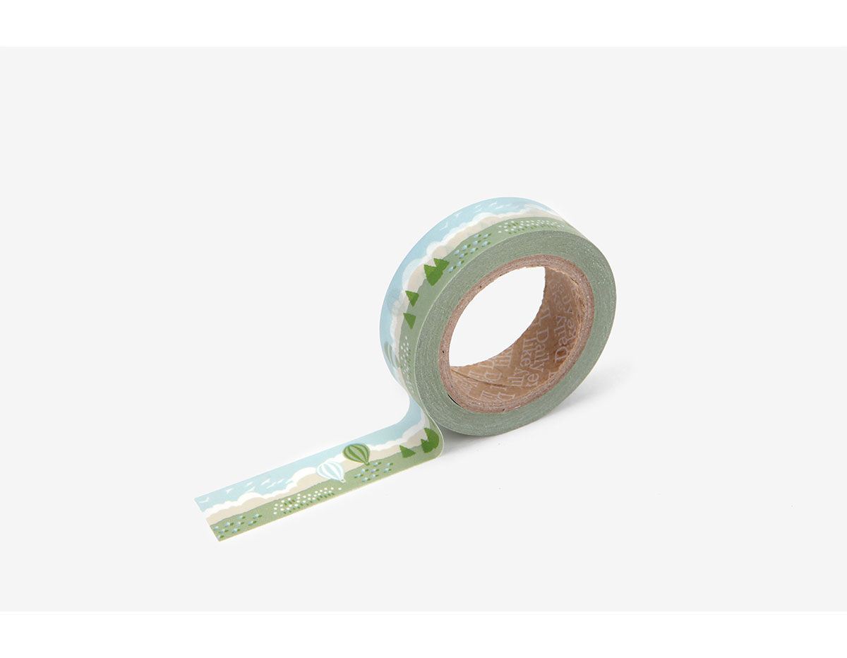 DMT1S87 Cinta adhesiva masking tape washi cloud Dailylike