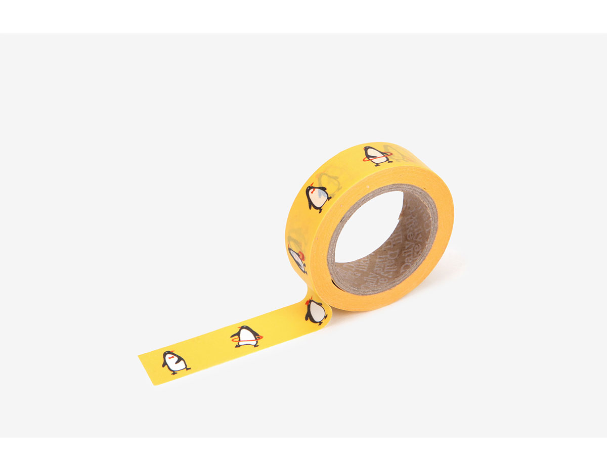 DMT1S92 Cinta adhesiva masking tape washi penguin Dailylike