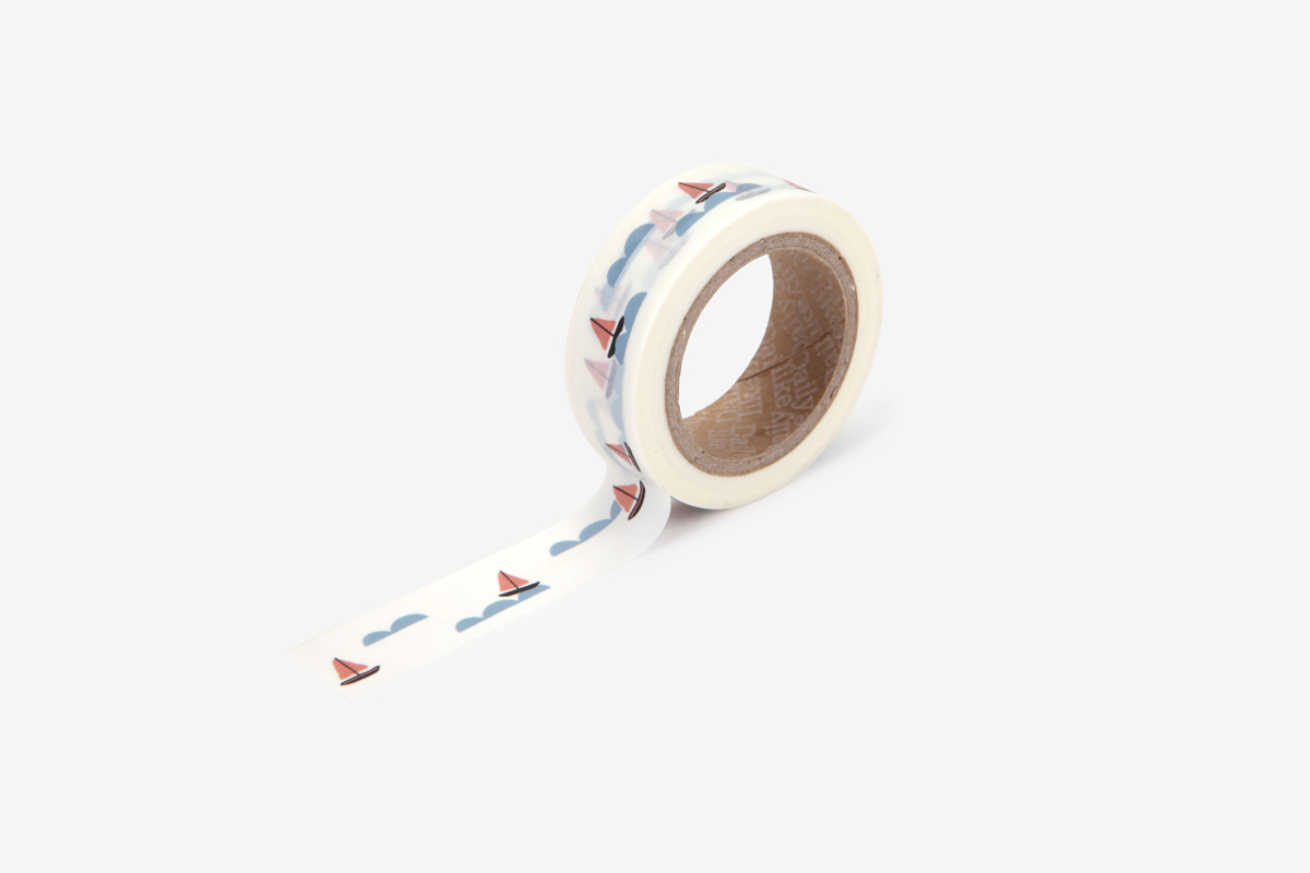 DMT1S99 Cinta adhesiva masking tape washi boat Dailylike