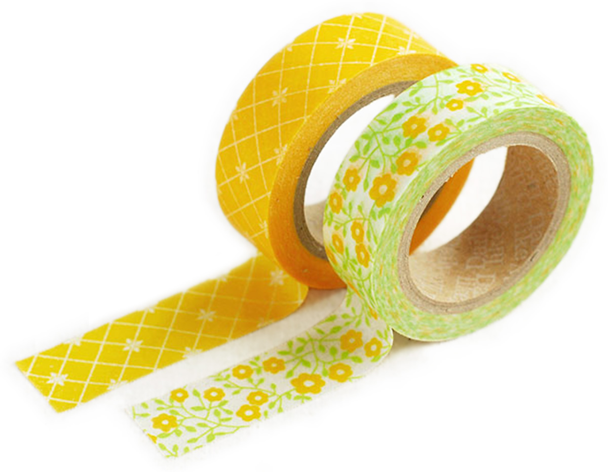 DMT2S18 Set 2 cintas adhesivas masking tape washi lemon tree Dailylike