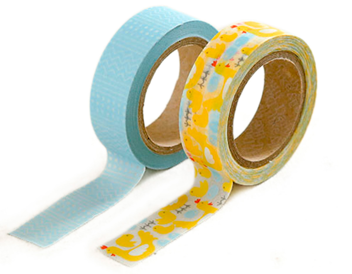 DMT2S38 Set 2 rubans adhesifs masking tape washi farm Dailylike