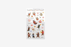 DPS33 Autocollants pvc daily sticker animal band formes et designs assortis Dailylike - Article