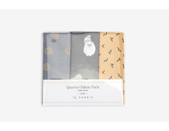 DQF106 Set 3 telas precortadas quarter pack de algodon persian cat Dailylike - Ítem