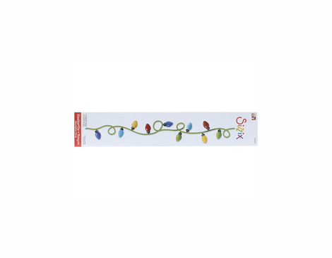 E655654 Matrice de decoupe Bande decorative Sizzlits Lumieres de Noel Sizzix