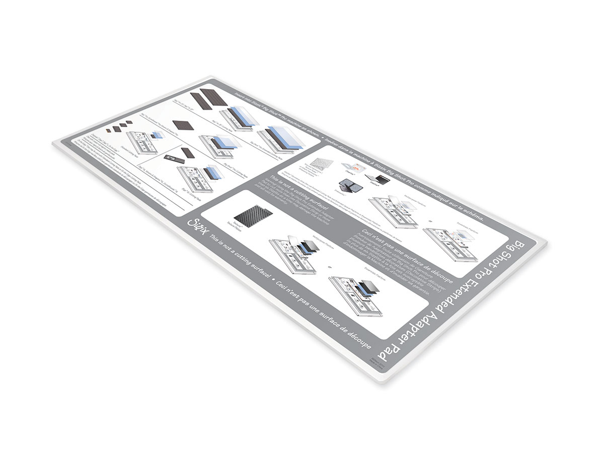 E656656 Plataforma adaptadora larga para BIG SHOT PRO Sizzix