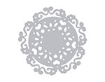 E658912 Matrice de decoupe THINLITS Doily Love Silhouette by Laced with love by Scrappy Cat Sizzix - Article2