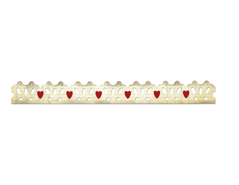 E658920 Bandes decoratives SIZZLITS Love-ly border by Laced with love by Scrappy Cat Sizzix